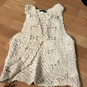 Crotchet vest